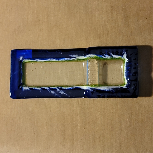 Kiln Art Glass Dish - Picture 1 of 4